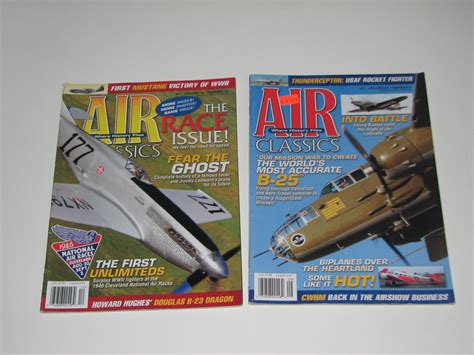 Lot Of 2 Air Classic Magazines Vol 46 No 12 And Vol 47 No