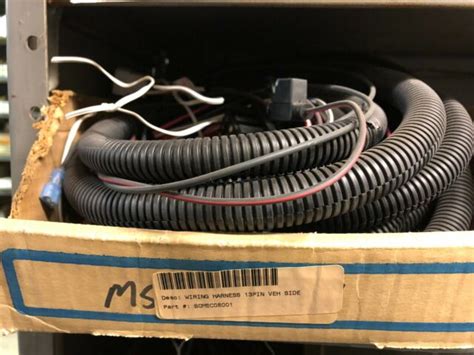 boss harness wiring  pin vehicle side msc ebay