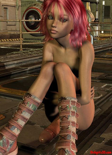 scifi pink hair toon dickgirl posing nude cartoon sex tube