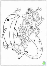 Mermaid Coloring Barbie Pages Popular Printable sketch template