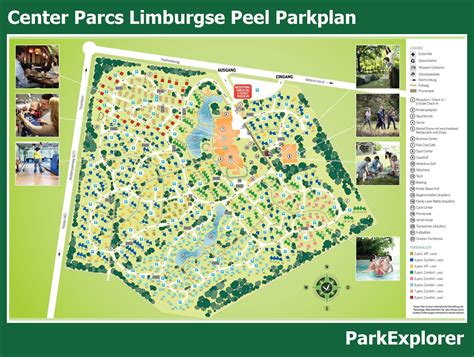 karte und lageplan von center parcs limburgse peel parkexplorer