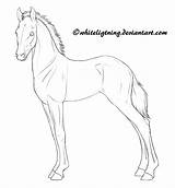 Horse Lineart Foal Drawing Deviantart Cliparting Drawings Walk Cliparts Load Paintingvalley Beautiful sketch template