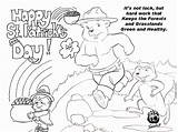 Smokey Bear Coloring Pages Comments Clip Library sketch template