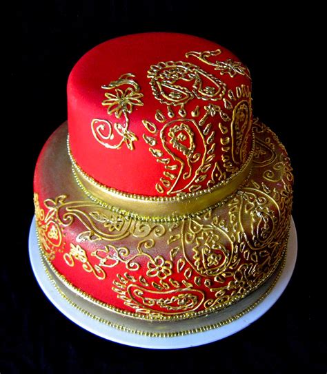 Mehndi Inspired Cake For Traditional Indian Themed Wedding Flickr