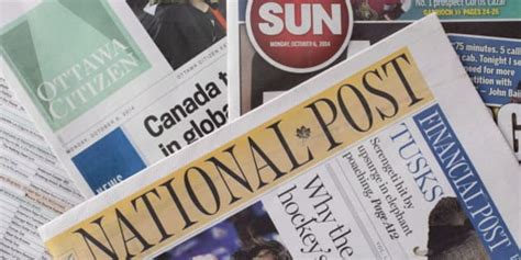 canadas newspapers    tank  harper media analysis finds