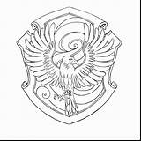 Hogwarts Ravenclaw Gryffindor Hufflepuff Escudo Pottermore Pride Crests Lineart Celebrando Colorir Coloringhome Attractive Libri Albanysinsanity Preto Poudlard sketch template