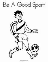 Sport Good Coloring Pages Physical Education Color Soccer Player Sports Print Sheets Printable Template Punk Cm Getdrawings Worksheets Boy Twistynoodle sketch template