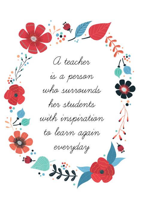 inspired teaching   card  teacher