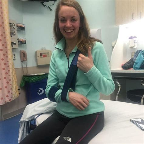 qa senior skier lauren klaassen suffers season  injury  bucs blade