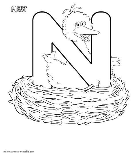 printable big bird coloring pages george mitchells coloring pages