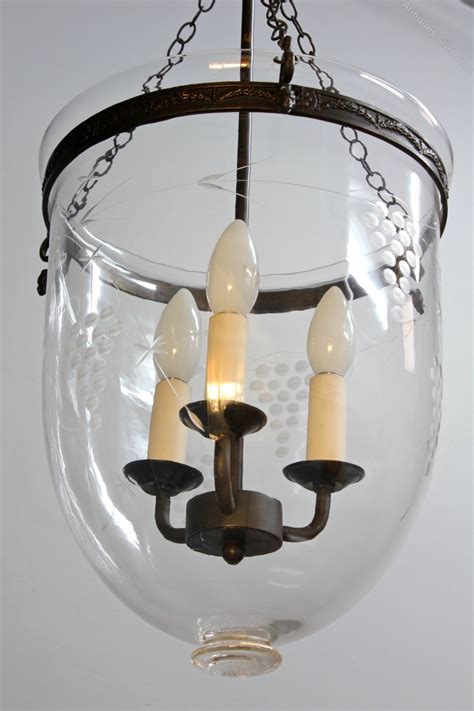 antiques atlas vintage etched glass ceiling light