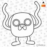 Jake Draw Adventure Time Chibi Animation Coloring Lessons Check Drawing sketch template