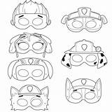 Paw Patrol Printable Masks Patrouille Pat Mask Masque Enregistrée Depuis Etsy Imprimer Coloring Color sketch template