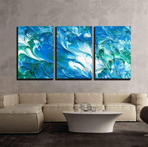 wall  piece canvas wall art paints   white paper modern home decor stretched