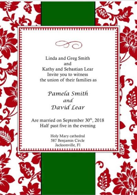 christmas invitations templates