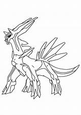 Dialga Coloring Pages Pokemon Pokémon Mighty Printable Legendary Categories Color Getcolorings Books sketch template