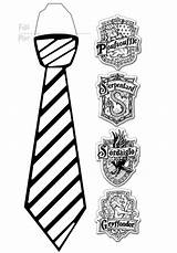 Potter Baguette Magique Cravate Fete sketch template