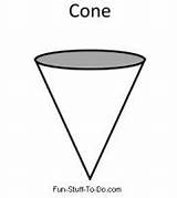 Cone Shape Printable Shapes Template 3d Coloring Clipart Visit Stuff Fun Do sketch template