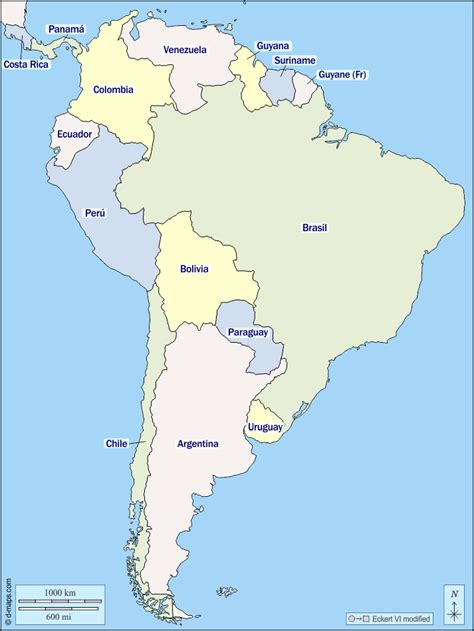 south america  map  blank map  outline map  base map