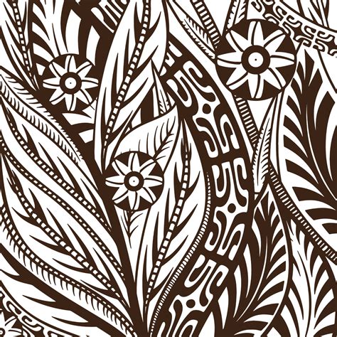 tribal  floral pattern vector  vector art  vecteezy
