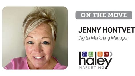 haley marketing hires jenny hontvet  digital marketing manager