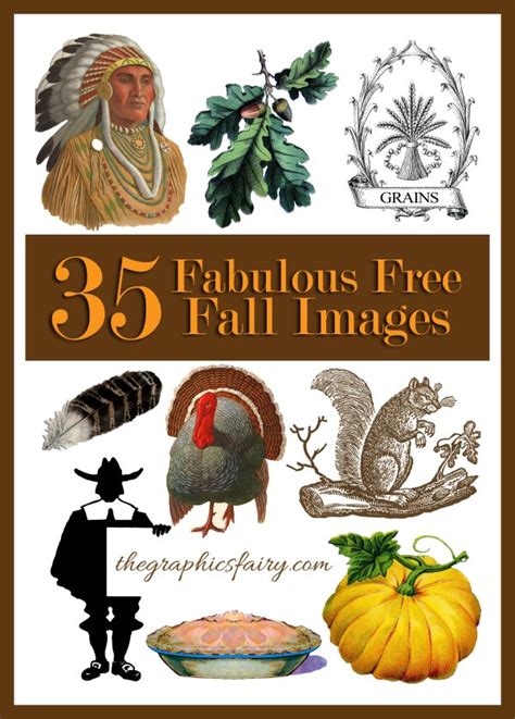 Free Vintage Thanksgiving Clip Art The Graphics Fairy