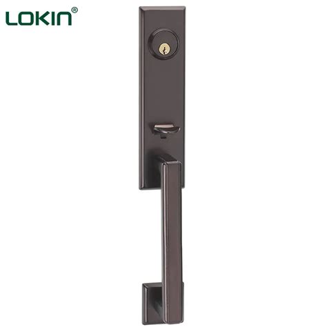 steel gate tubular latch deadbolt black door handles lock buy