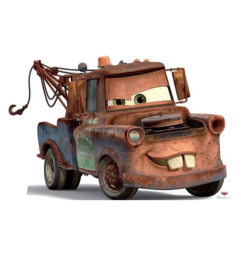 mater tow truck disney cars standup standee cardboard cutout poster