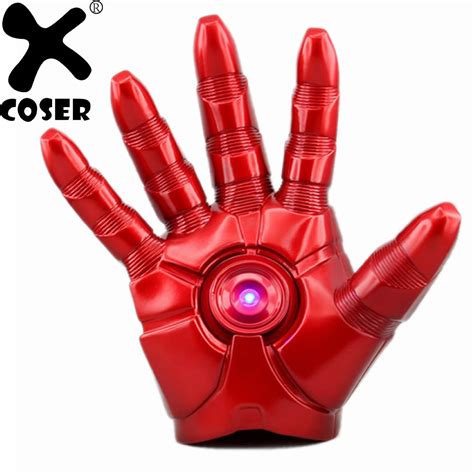 xcoser iron man hands red gloves cosplay props halloween christmas