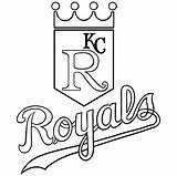 Royals Kansas City Draw Baseball Step Learn Logos sketch template