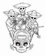 Mariachi Muertos Dia Drawing Dead Band Tattoo Tattoos Paintingvalley Deviantart Skullcandy Drawings Visit Skull Sur Dr sketch template