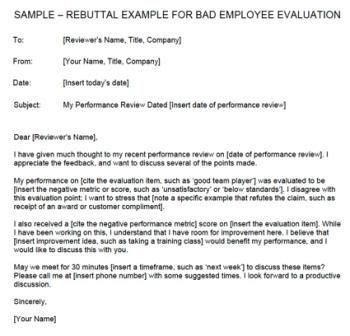 image result  sample disagreement letter  employer  performance