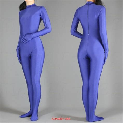 hot sale deep purple lycra spandex zentai suit full body halloween women fancy costumes