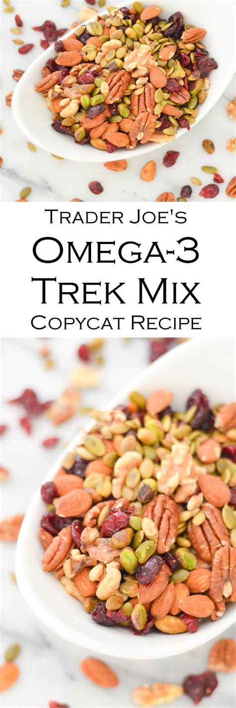 trader joe s omega 3 trail mix recipe trail mix recipes healthy snacks