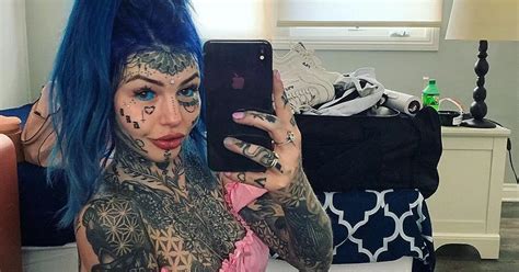 tattoo addict model 24 shares jaw dropping photo of how she looked