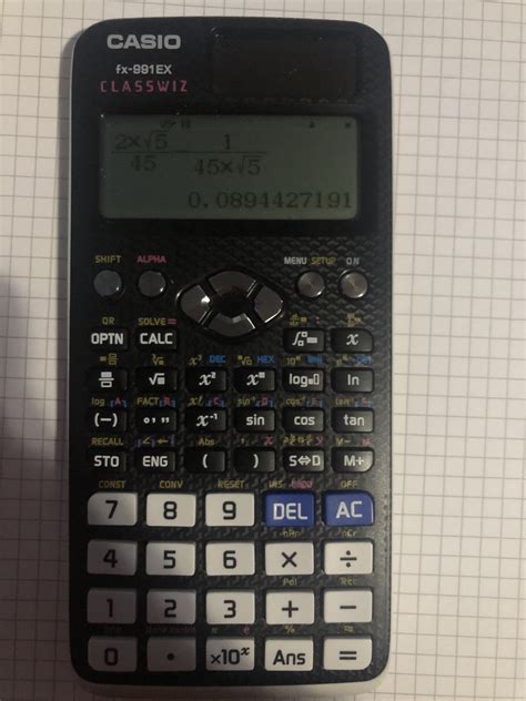 guys  calculator isnt showing  results  fractions model fx  rcalculators