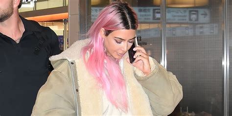 kim kardashian pink hair not a wig