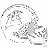 Panthers Helmet Helm Ausmalbilder Casco Albanysinsanity Helmets Broncos sketch template
