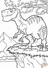 Coloring Allosaurus Pages Drawing Dinosaurs Categories sketch template