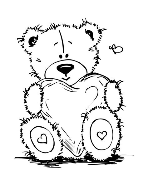 teddy bear printable coloring pages printable world holiday