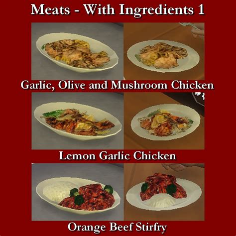 sims  blog custom food meats  ingredients   leniad