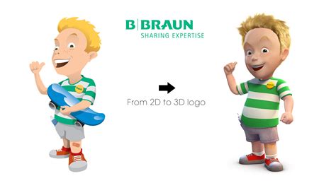 How To Transform A 2d Logo Into A 3d Cartoon Character