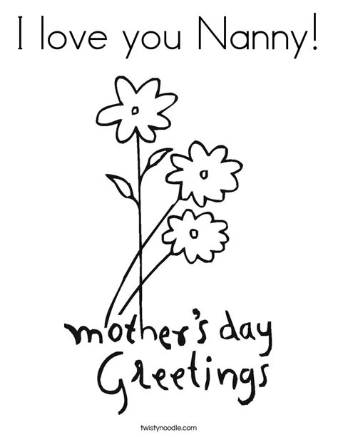 nanny coloring sheets day coloring page mothers day coloring sheets