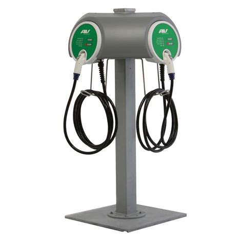 aerovironment dual pedestal  amp level  ev charging stations
