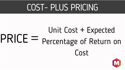 cost based pricing definition types examples advantages