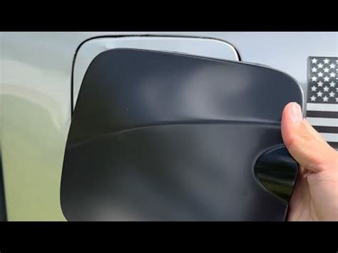 replace toyota tacoma gas door youtube
