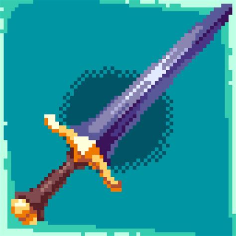 sword  pixel art amino