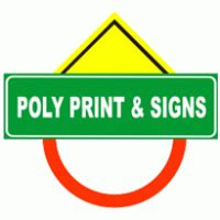 poly print  signs logo vector logovectornet