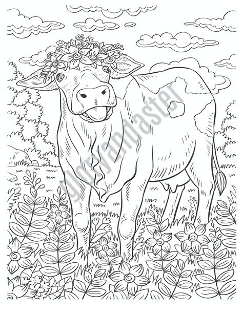 coloring page printable coloring page adult coloring etsy