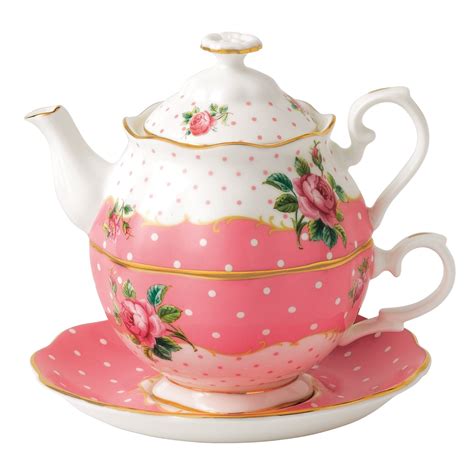royal albert vintage tea   cup  saucer teapot set reviews wayfair